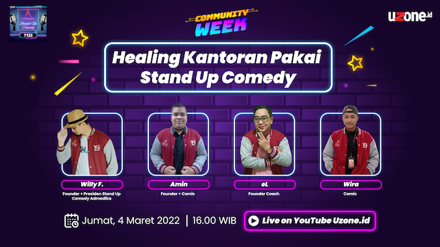 Community Week: <i>Healing</i> Kantoran Pakai <i>Stand Up Comedy</i>