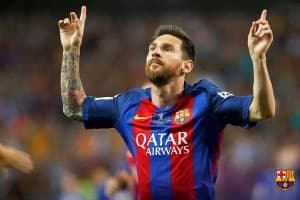 "Sihir" empat gol Messi antar Barcelona gusur Eibar