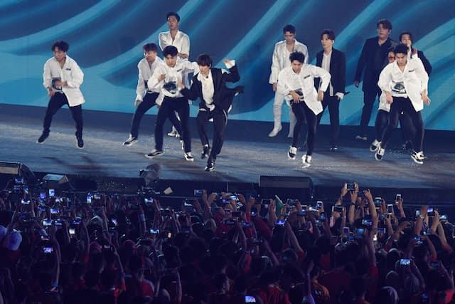 Ketika Super Junior ‘Kalahkan’ Malam Aksi Moge Jokowi di Asian Games