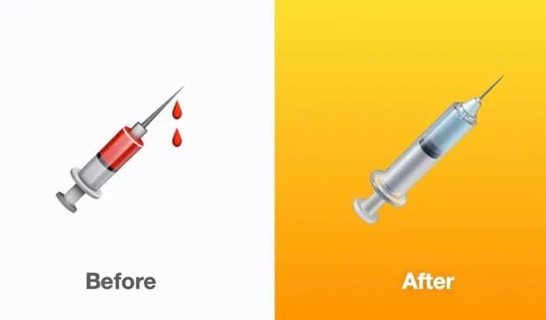 Apple Ubah Emoji Jarum Suntik yang Teteskan Darah