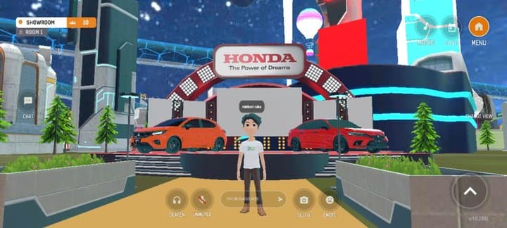 Honda dan Telkom Bikin Dunia Virtual, Honda MetaWorld