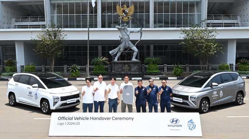 Hyundai Stargazer jadi Mobil Operasional Sepakbola Nasional Liga 1