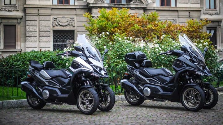 Tampilan Radikal Kymco CV3, Skuter Roda Tiga Mesin 550cc Tampilan Radikal Kymco CV3, Skuter Roda Tiga Mesin 550cc