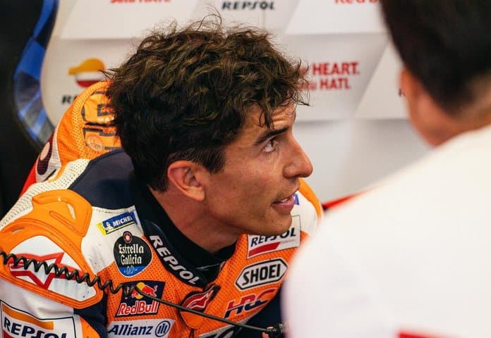 Marc Marquez Lebih Senang Jatuh Daripada Finis di Posisi Ke-10 Marc Marquez Lebih Senang Jatuh Daripada Finis di Posisi Ke-10