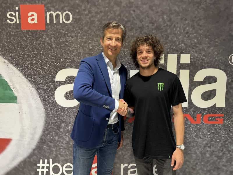 Marco Bezzecchi Resmi Gabung Aprilia Racing, Full Pembalap Baru dong?