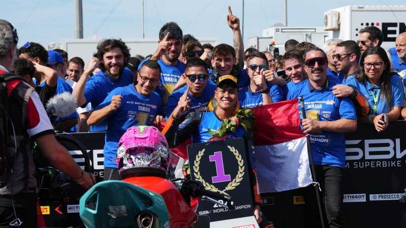 Pembalap Muda Yamaha Indonesia Berhasil Juara Dunia WorldSSP300!