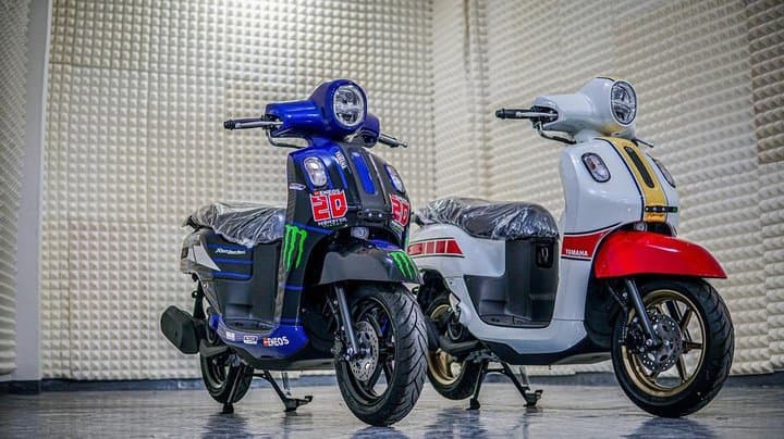 Tampang Culun Yamaha Fazzio Jadi Keren Pakai Livery Fabio Quartararo