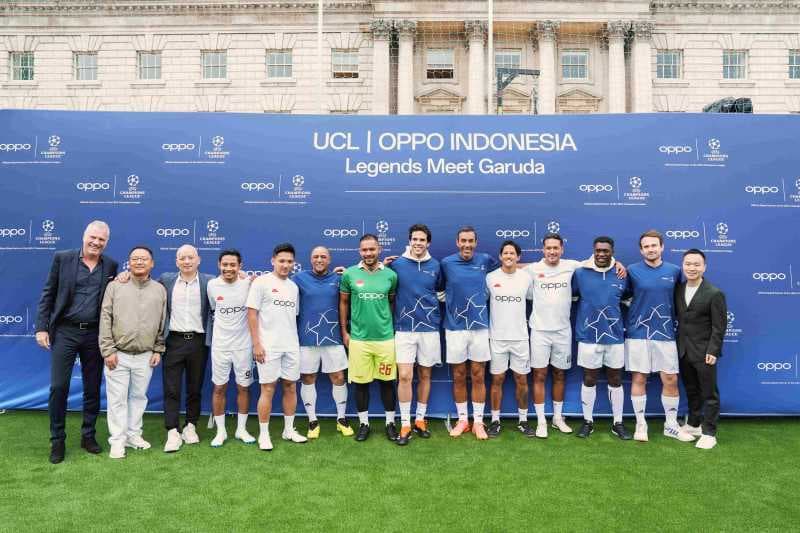 Pesta Goal, Oppo Gelar Laga Seru Indonesia All-Star vs UCL Legends