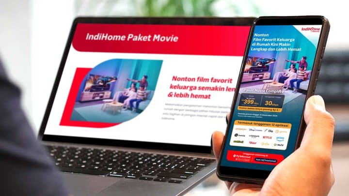 Telkomsel Hadirkan Paket Movie Baru di IndiHome, Cek Harganya! Telkomsel Hadirkan Paket Movie Baru di IndiHome, Cek Harganya!