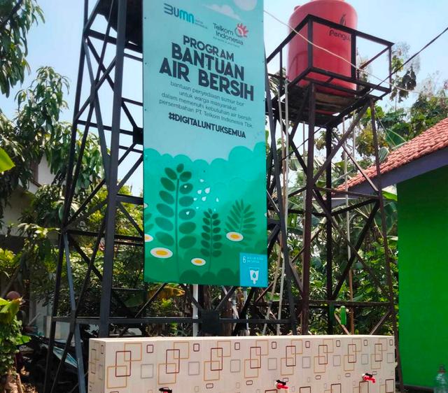 Telkom Targetkan 100 Wilayah Indonesia Dapat Bantuan Akses Air Bersih