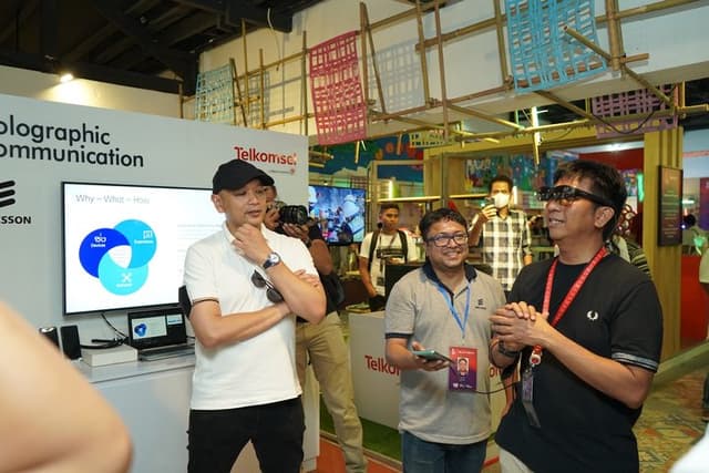 Telkomsel Pamer AR, VR, Robot dan Cloud Gaming ke Delegasi KTT G20