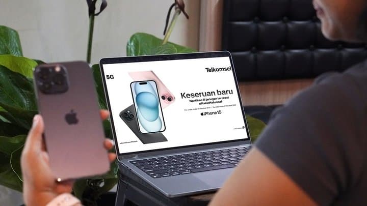 Pre-order iPhone 15 Series di Telkomsel, Bundling Paket Sampai 165 GB Pre-order iPhone 15 Series di Telkomsel, Bundling Paket Sampai 165 GB