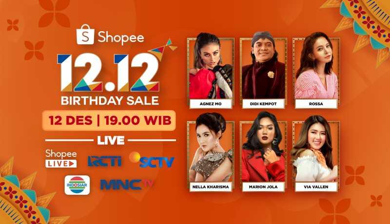 Ultah Ke-4, Shopee Indonesia Gelar Shopee Super Diskon  dan 12.12 Birthday Sale Live TV Show