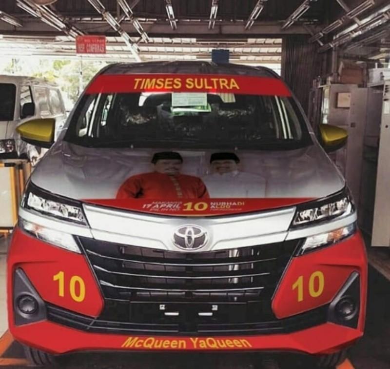 McQueen YaQueen, Avanza Facelift jadi Mobil Kampanye Capres Nurhadi - Aldo