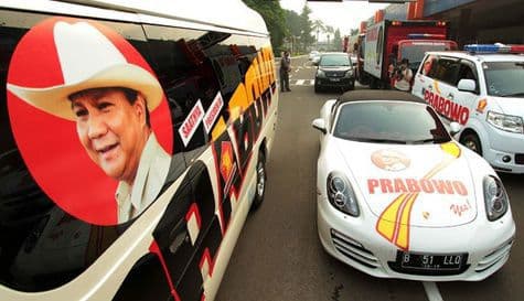 Mengintip Jajaran Mobil yang Terlibat di Pilpres