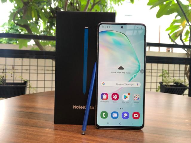 Resmi! Galaxy Note10 Lite Dijual Rp8,19 juta di Indonesia