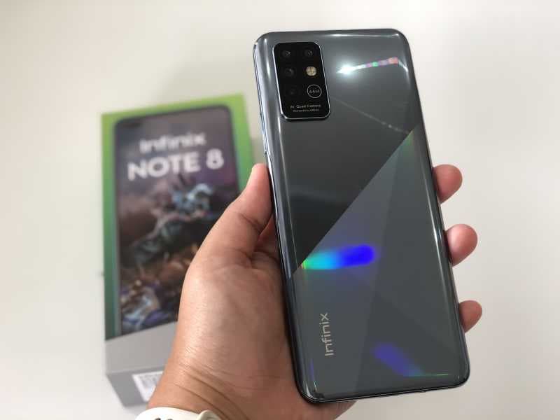 FOTO: Lihat Detail Bodi Infinix Note 8