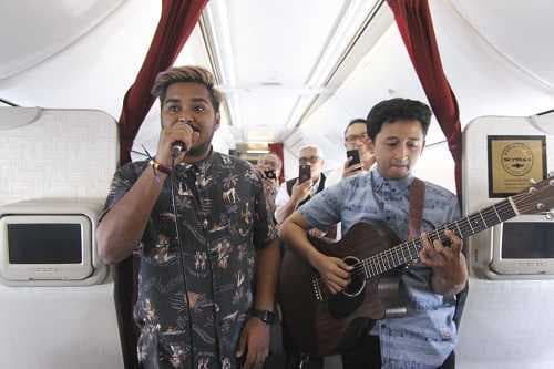 Wow, Garuda Indonesia Gelar Konser Musik di Ketinggian 35.000 Kaki