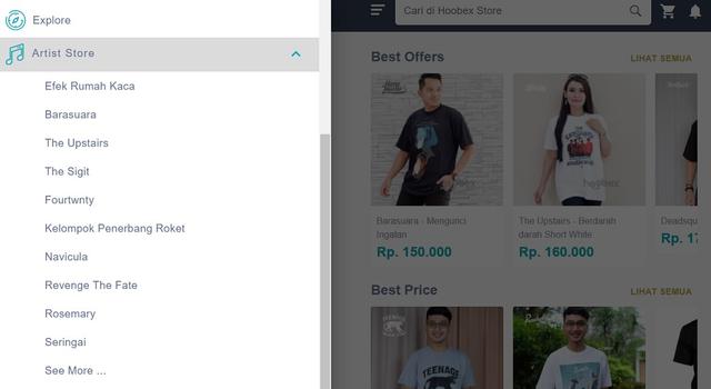 8000 Merchandise Band Indie Dijual di Hoobex, Ada The Sigit Sampai Barasuara