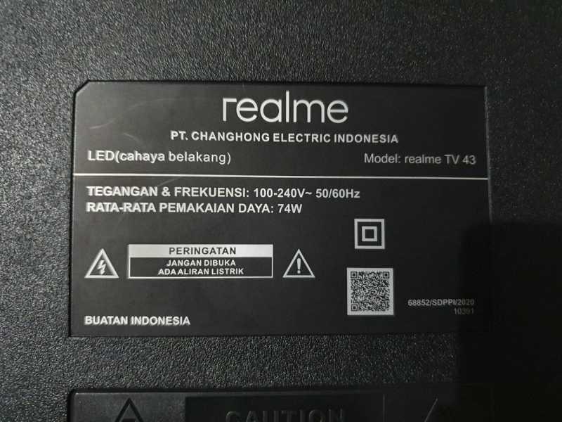 Realme Indonesia: Perakitan Realme Smart TV Dibantu Changhong