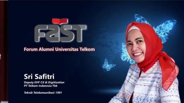 Sri Safitri, Perempuan Pertama  Pimpin Forum Alumni Universitas Telkom