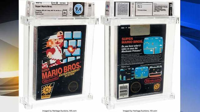 Video Game Super Mario Bros Jadul Laku Rp1,6 Miliar