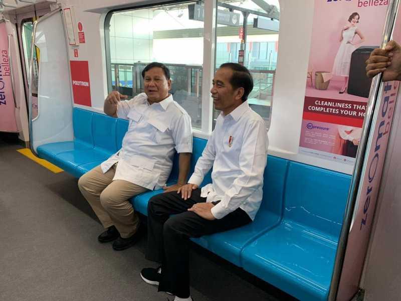 Lihat Jokowi dan Prabowo Akur, Netizen Bersorak #03PersatuanIndonesia di Medsos