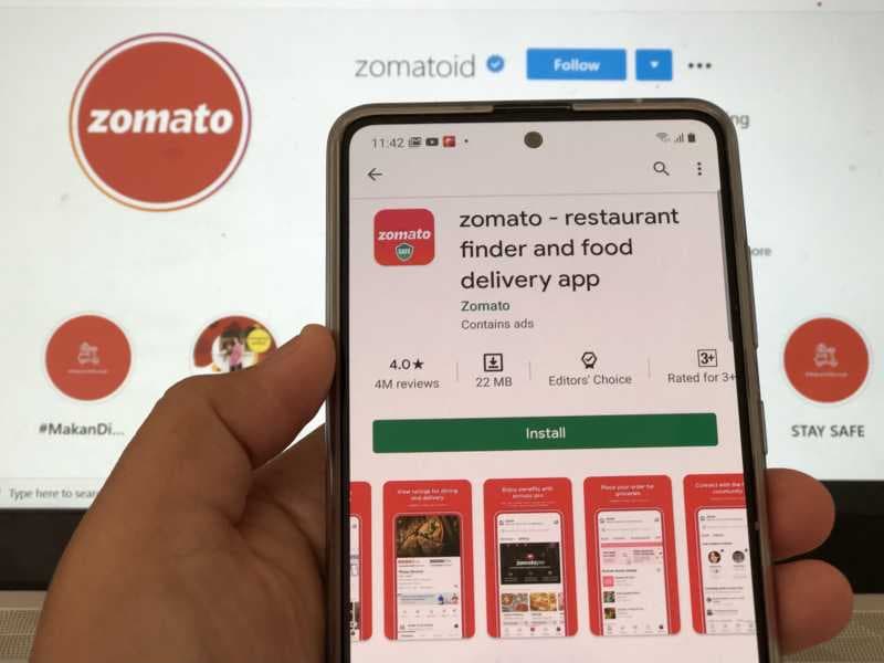 Zomato Dapat Pendanaan Rp2,7 Triliun dari 6 Investor