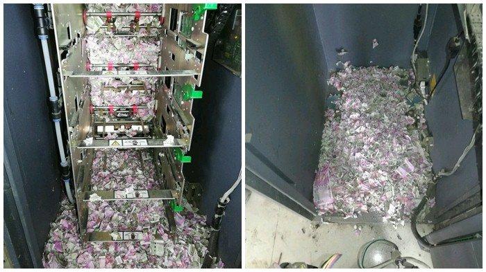 Digigit Tikus, Uang Rp 250 Juta di ATM Rusak dan Sobek 