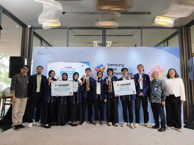 Dinding Lumut Ber-AI dan Aplikasi Tunanetra Menang Samsung SFT 2026
