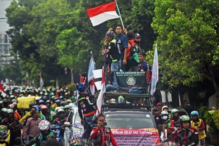 Demo Ojol, Hindari Ruas Jalan Ini Agar Tidak Kejebak Macet