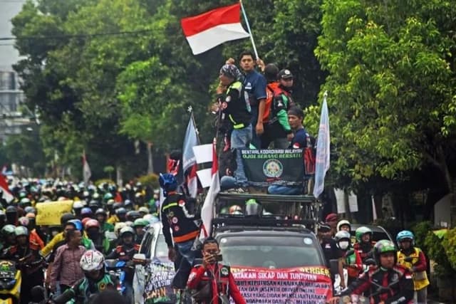Demo Ojol, Hindari Ruas Jalan Ini Agar Tidak Kejebak Macet