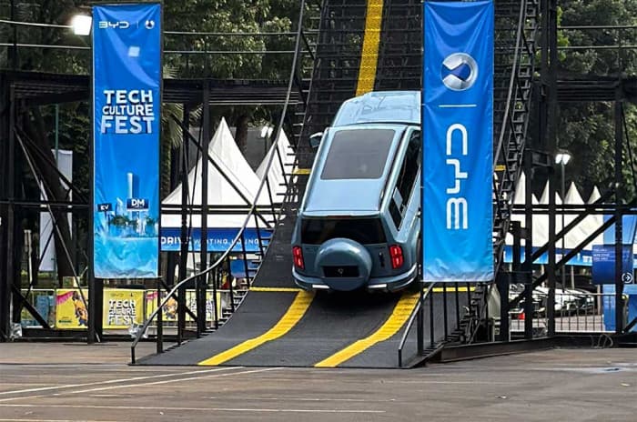 BYD Gelar Tech Culture Fest di Senayan, Pamer Teknologi dan Uji Nyali
