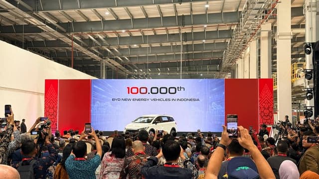 BYD Resmikan Pabrik di RI: Investasi Rp11 Triliun, Serap 5.000 Pekerja