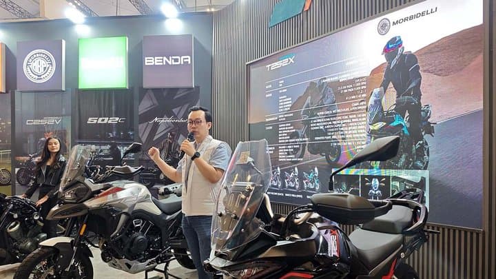 Dua Motor Petualang Morbidelli T1002VX dan T525X Meluncur di IMOS 2025