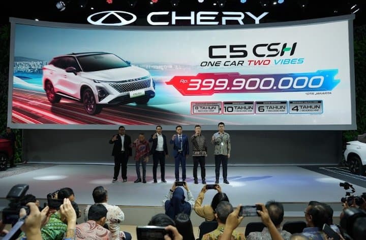 IIMS 2026: Chery C5 CSH Dibanderol Seharga Rp300 Jutaan!