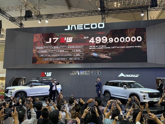 Harga Jaecoo J7 Series Diumumkan, Bikin Gempar GIIAS 2025
