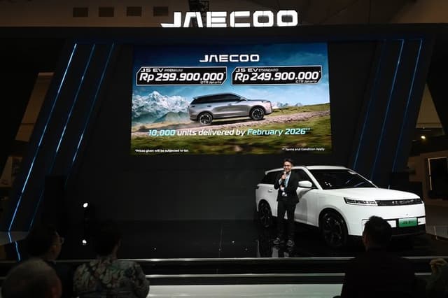 Jaecoo J5 EV SUV Listrik Terlaris Januari 2026, Pesanan Masih Numpuk!