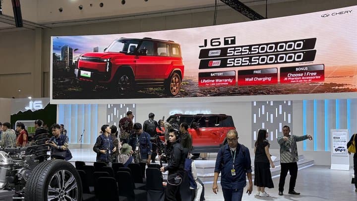 GJAW 2025: Chery Umumkan Harga J6T, Termurah Rp525 Jutaan