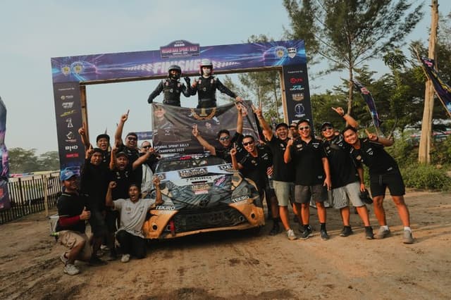 Dewa United Motorsports Kunci  Juara Nasional  di Sprint Rally Seri 5