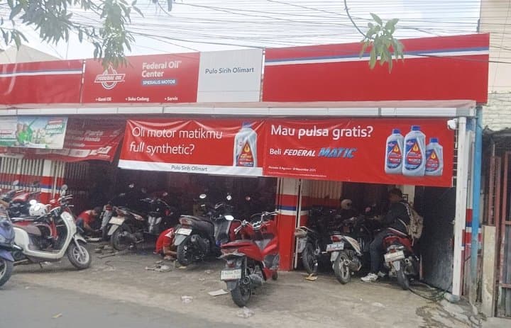 Beli Oli Federal Matic Langsung Dapat Pulsa Gratis