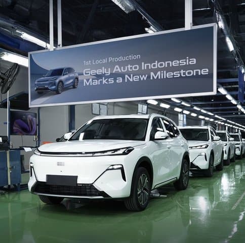 Geely Mulai Produksi Lokal Mobilnya di Indonesia