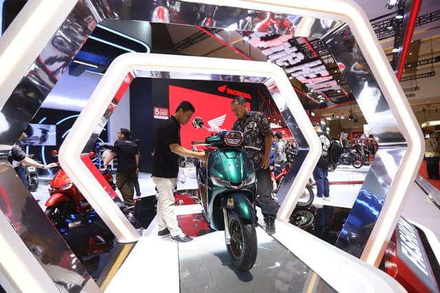 Honda Stylo 160 Masih Jadi Primadona Pengunjung  IIMS 2026
