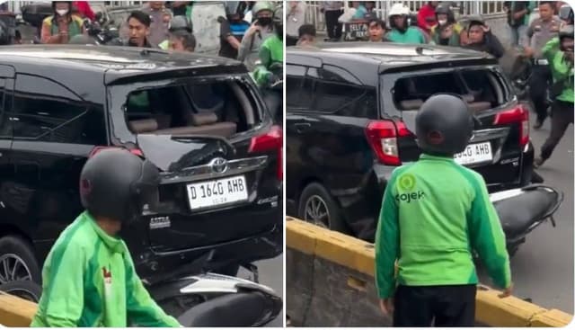 Viral Mobil Toyota Cayla Ugal-ugalan di Gunung Sahari, Bikin Rusuh!