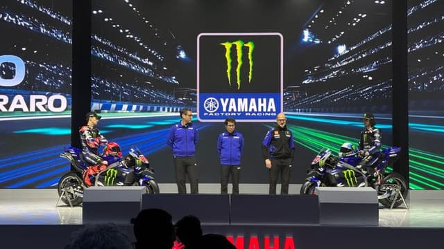 Yamaha Resmi Luncurkan Tim MotoGP dan M1 Mesin V4 di Indonesia