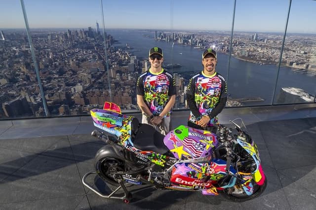 Tim Pertamina Enduro VR46 Pamer Livery Motor Pop Art MotoGP Amerika
