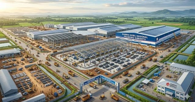   Menhan Cek Proyek Mobil Nasional, Subang Jadi Basis Produksi EV