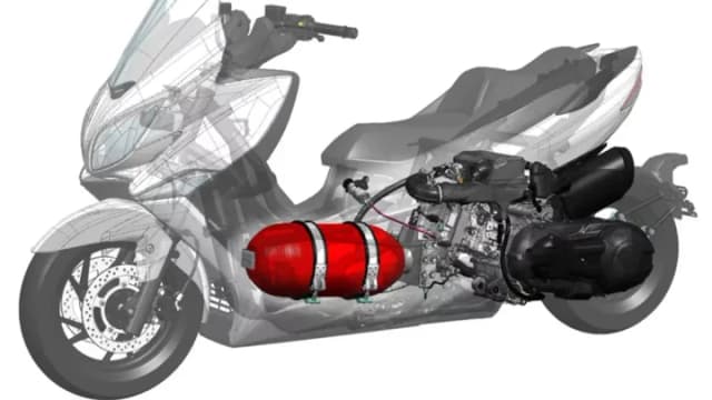 Toyota Sulap Suzuki Burgman jadi Skutik Hidrogen Swappable