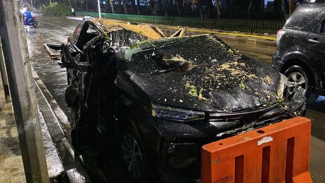 Lagi! Mobil Tertimpa Pohon Tewaskan Sopir, Jakarta Harus Berbenah