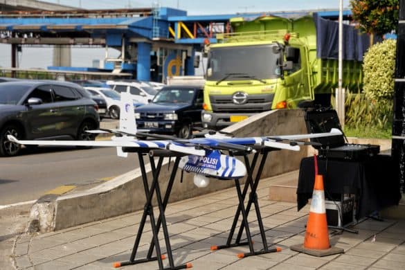 Korlantas Polri Siap Pantau Arus Mudik Pakai Drone, Termasuk Tilang?
